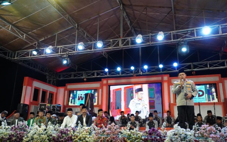 Kapolres Semarang Hadiri Pengkajian KH Anwar Zahid