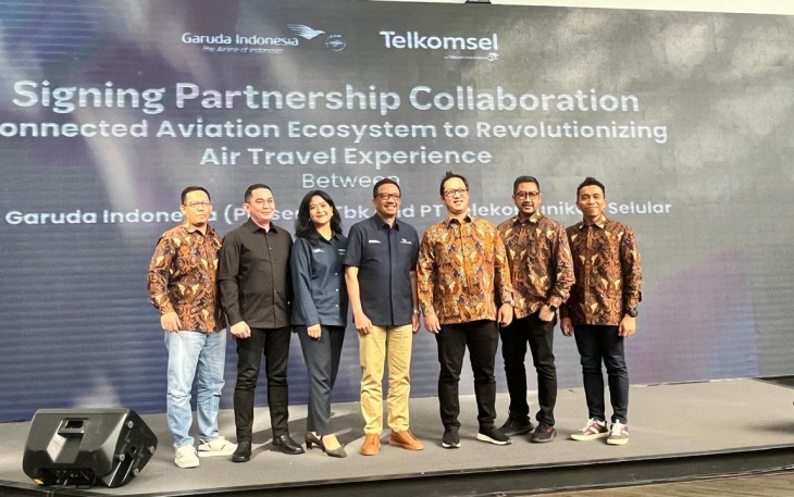 Kerjasama strategis Garuda Indonesia bersama Telkomsel 