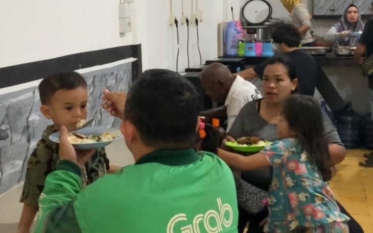 Dapur umum Grib Jaya Kota Medan 