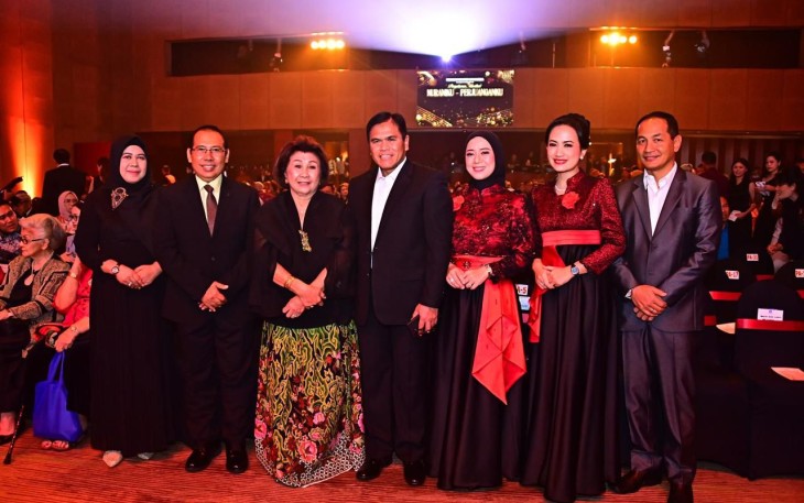 Kasal Laksamana TNI Muhammad Ali saat menghadiri pagelaran musikal di ballroom at Djakarta Theater, Selasa (20/8)