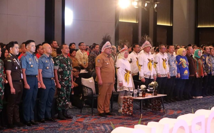 Kepala Staf Koarmada III Laksamana Pertama Singgih Sugiarto menghadiri grand opening KKIN IX Sorong, Selasa (3/9)