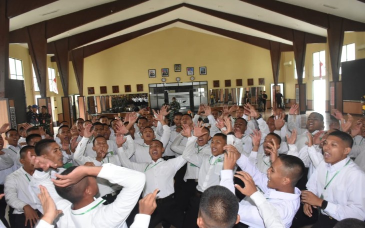 Calon Bintara PK TNI AD Kodam Kasuari 