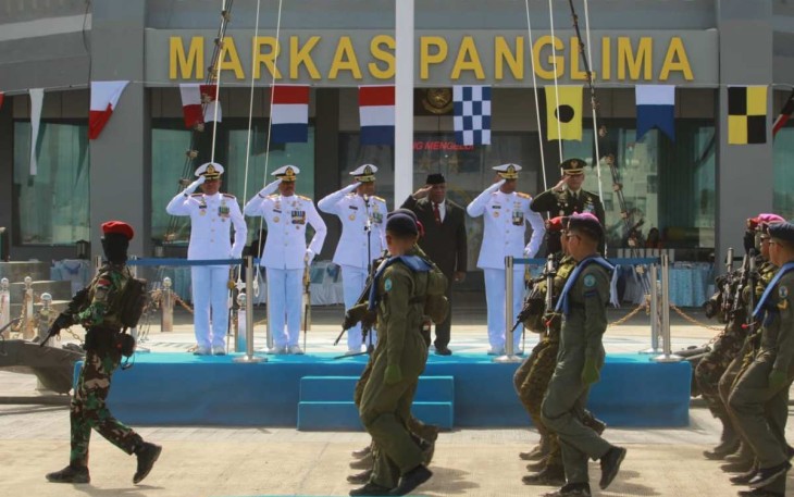 Peringatan HUT Ke-79 TNI AL di Papua