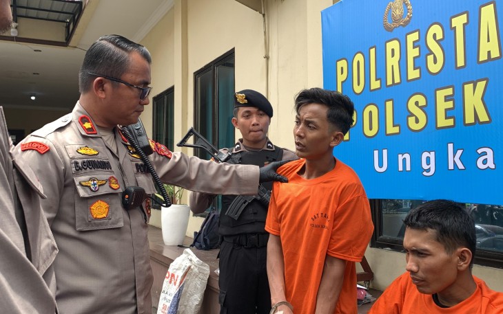 Unit Reskrim Polsek Sunggal Tangkap Pelaku Curanmor.