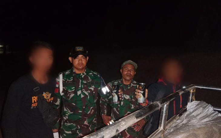 Satgas Yonarmed 11 Kostrad gagalkan penyeludupan miras di perbatasan 