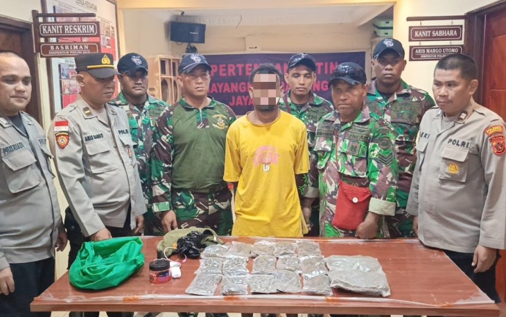 Penyelundupan ganja melalui pelabuhan laut Jayapura 