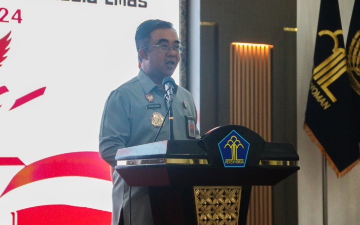 Kakanwil Kemenkumham Sumut Agung Krisna Pimpin Upacara Peringatan Hari Kesaktian Pancasila Tahun 2024.