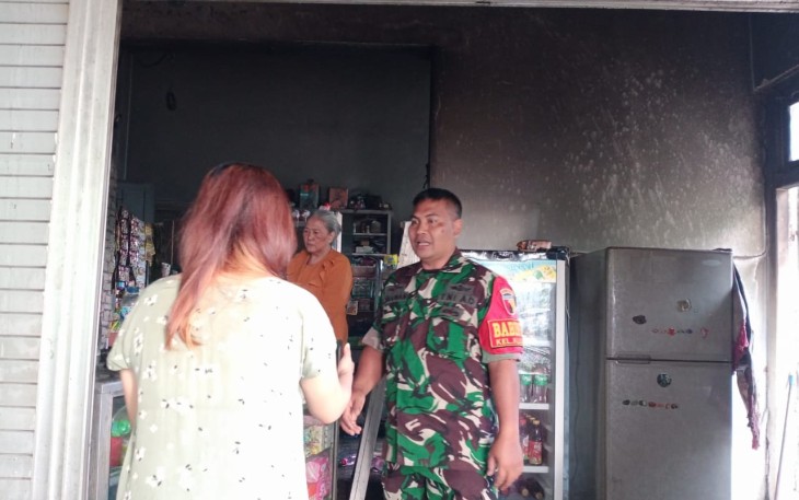 Babinsa Koramil 01/Klojen sigap bantu warga desa binaan 