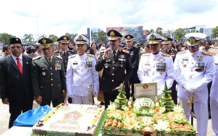 Peringatan HUT TNI Ke-79 di Sorong