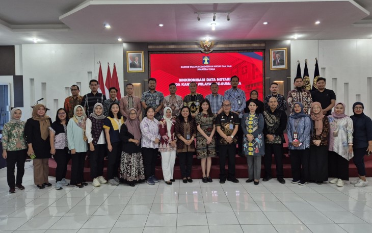 Pelaksanaan Singkorinisasi Data Notaris di Sumut