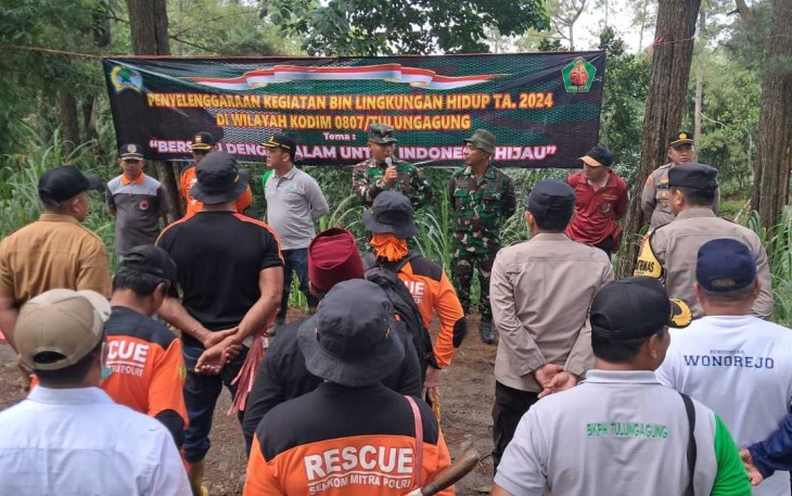 Kodim 0807/Tulungagung tanam ribuan pohon di wilayah 