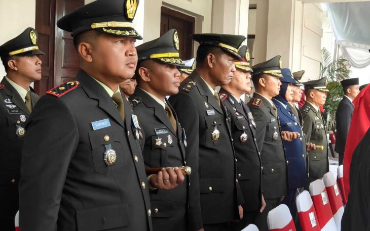 Upacara peringatan hari Pahlawan ke-79 di Balai Kota Malang, Minggu (10/11)
