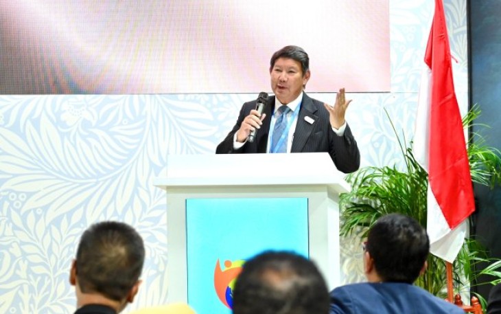 Ketua delegasi Indonesia Hashim Djojohadikusumo 