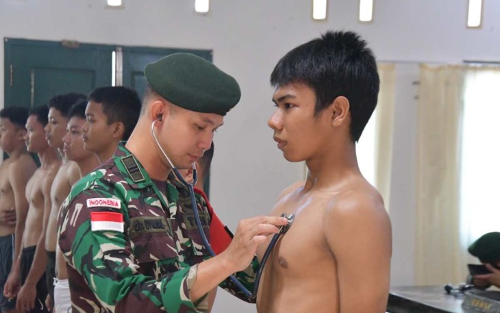 Spooting calon rekruitmen TNI