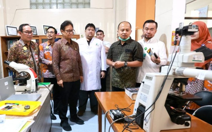 Menkes Budi Gunadi Sadikin mengunjungi RSUD dr Saiful Anwar Kota Malang