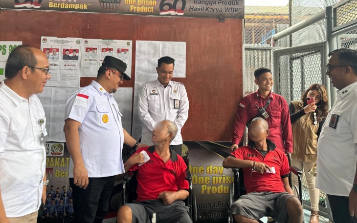 Pesta Demokrasi di Lapas Dilakukan oleh Petugas dan Warga Binaan