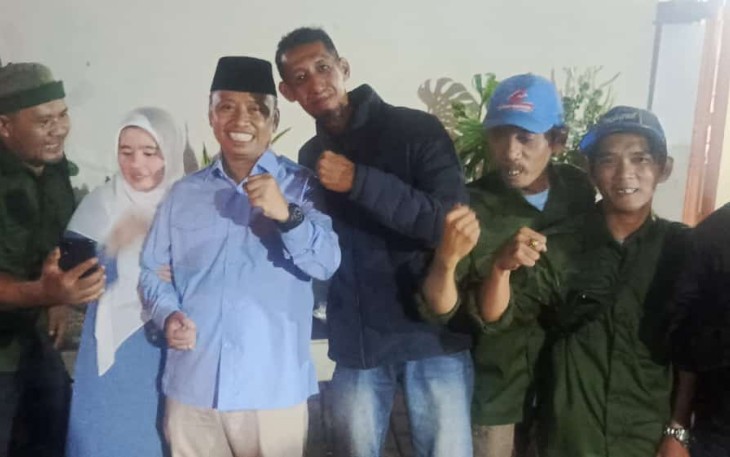 Supian Suri bersama CAPA Depok di kediamannya Cilodong, Depok,, Rabu (27/11)