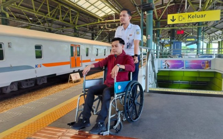 Layanan KAI bagi penyandang disabilitas 