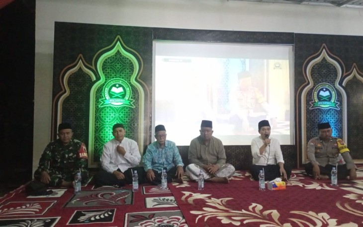 Kegiatan pengajian di wilayah desa binaan 