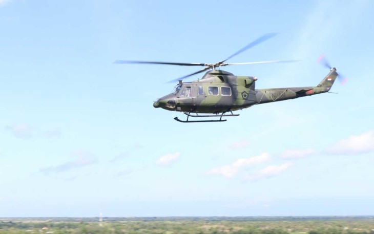 Alutsista Helikopter Latihan Puncak TNI AD 2024 di Bondowoso 