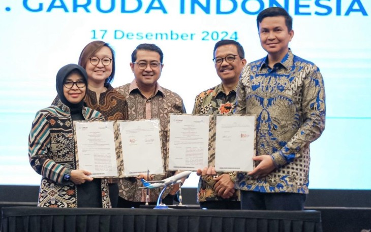 Kerja sama Kemenpar dengan Garuda Indonesia di Jakarta, Selasa (17/12)