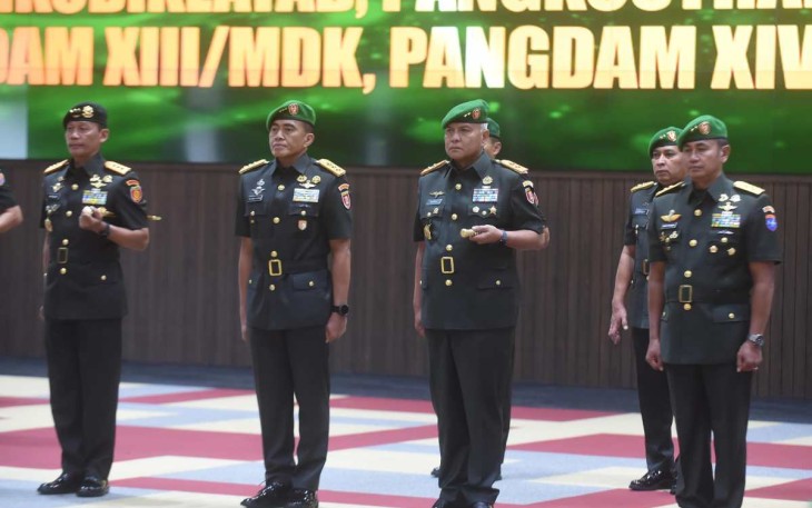 Sertijab pejabat strategis TNI AD