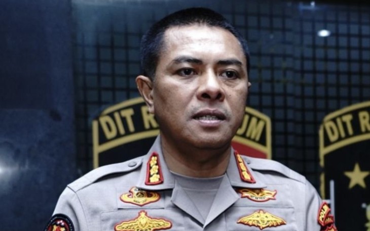 Kabid Humas Polda Jabar Kombes Pol Ibrahim Tompo saat memberikan keterangan pers