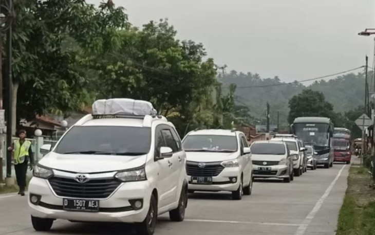 Ilustrasi arus mudik lebaran 