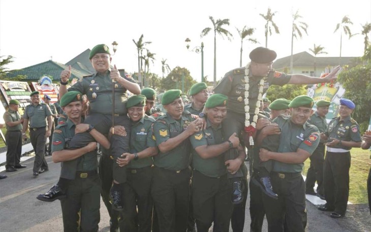 Lepas sambut Danrem 071 Wijayakusuma 