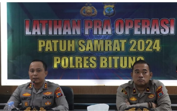 Ini Penyampaian Kapolres Bitung saat Buka Kegiatan Pra Operasi Patuh Samrat 2024