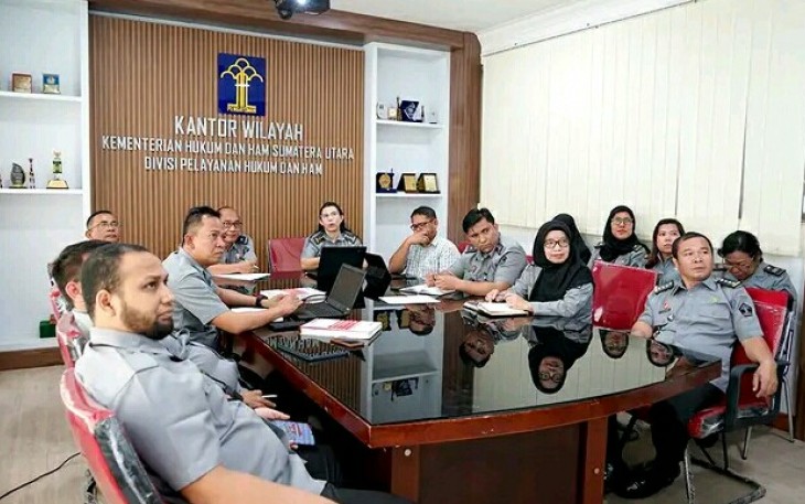 Kanwil Kemenkumham Sumut Gelar Diskusi.