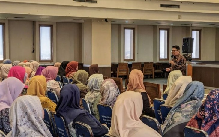 Kepala Bidang Pembinaan Pendidikan Anak Usia Dini (PAUD) dan Pendidikan Masyarakat (Dikmas) Dinas Pendidikan (Disdik) Kota Depok, Suhyana, Selasa (13/8)