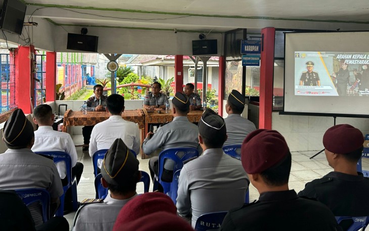 Kadiv Pas Kanwil Kemenkumham Sumut Kunjungan Kerja ke Rutan Kelas IIB Sipirok.