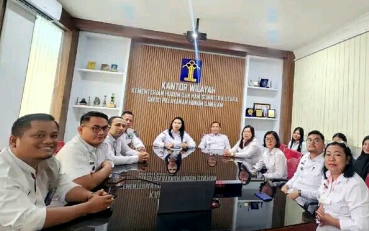 Kanwil Kemenkumham Ikuti Diskusi Strategi Kebijakan.