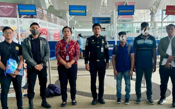 Rudenim Medan Melakukan Pendeportasian Warga Negara Asing (WNI) Sebanyak 9 Orang.
