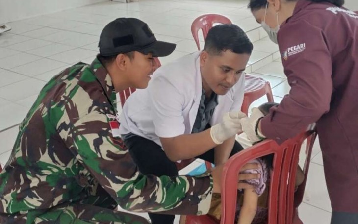 PIN Polio bersama Puskemas Puring Kencana 