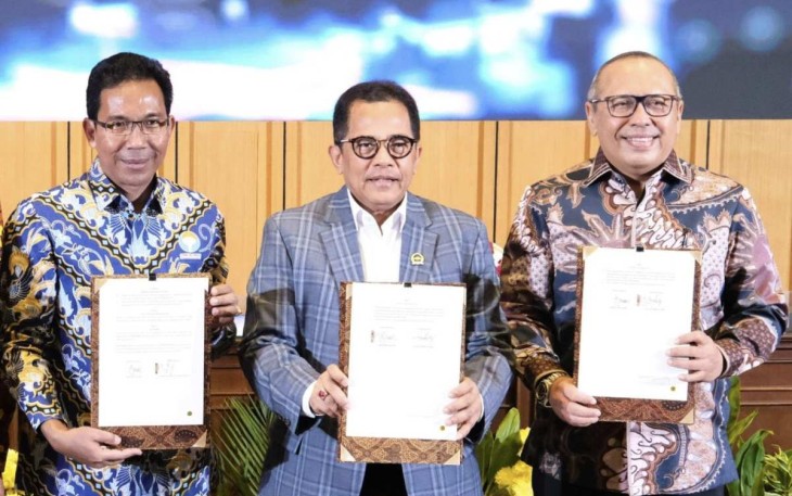 Nota kesepahaman bersama dengan DPR RI di Jakarta 