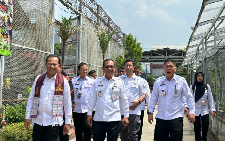 Lapas Kelas I Medan Terima Kunjungan Irwil V Dalam Rangka Sosialisasi dan Penguatan.
