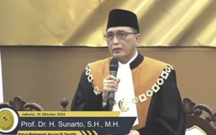 Ketua Mahkamah Agung Prof Dr H Sunarto SH MH