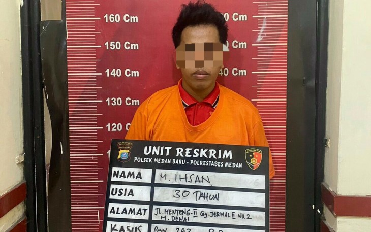 Pelaku Maling Motor di Pelataran Parkir Masjid Al Jihad