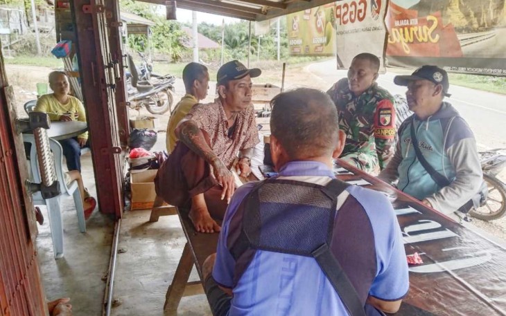Anjangsana bersama warga binaan di perbatasan 