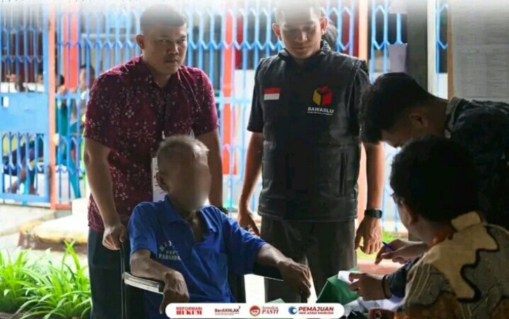 Rutan Kelas IIB Pangkalan Brandan Turut Sukseskan Pilkada Tahun 2024.