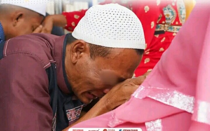 Momen Haru Warga Binaan Saat Memohon Maaf kepada Ibunya.