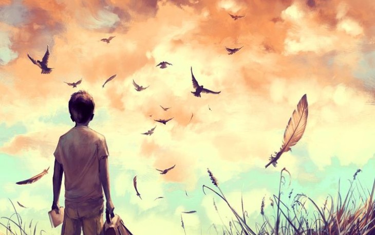 Ilustrasi anak bungsu mencari arah_pinterest