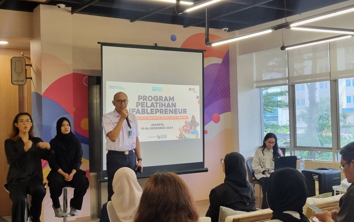 Pelatihan Difablepreneur yang ditujukan untuk mendukung kemandirian dan pemberdayaan ekonomi komunitas atau individu penyandang disabilitas.