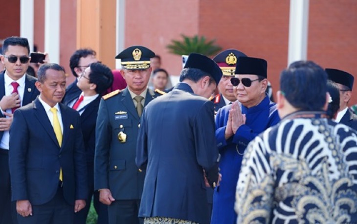 Acara Pelepasan Presiden ke-7 Jokowi dan Penyambutan Presiden Terpilih Prabowo Subianto