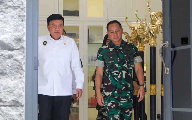 Panglima TNI saat Dampingi Menkopolkam Monitoring Pilkada Serentak Tahun 2024