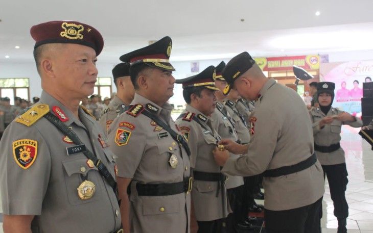 Sertijab Waka Setukpa dan Beberapa Pejabat Utama Setukpa Lemdiklat Polri