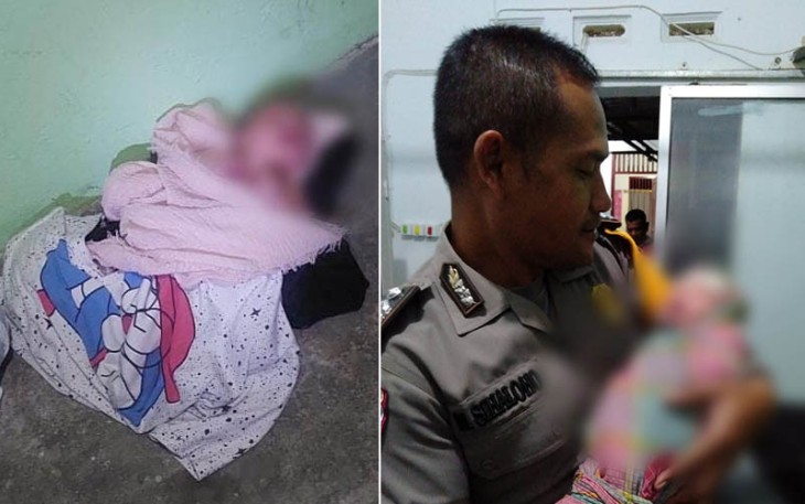 Bayi Laki-laki saat Ditemukan di Teras Mushola