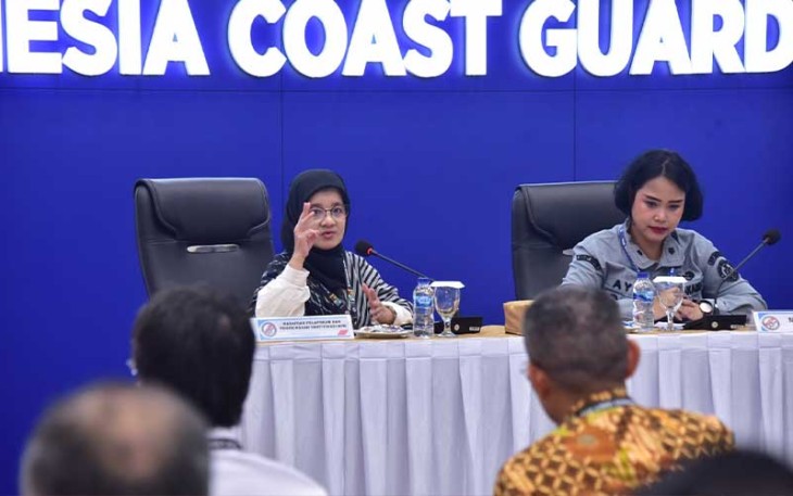 Rakorwas dibuka oleh Sestama Bakamla RI Laksda TNI Tatit E. Witjaksono, S.E., M.Tr. (Han)., di Aula Ary Hasibuan Mabes Bakamla RI, Jakarta Pusat, pada Kamis (29/02/2024).